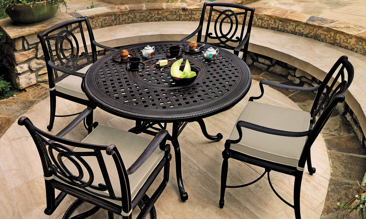 Bel Air Cast Aluminum Cushioned Patio Dining Sets