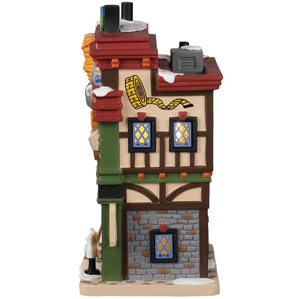 Lemax Caddington Village Lighted Building: Churchill’s Sew-N-Stitch #25900