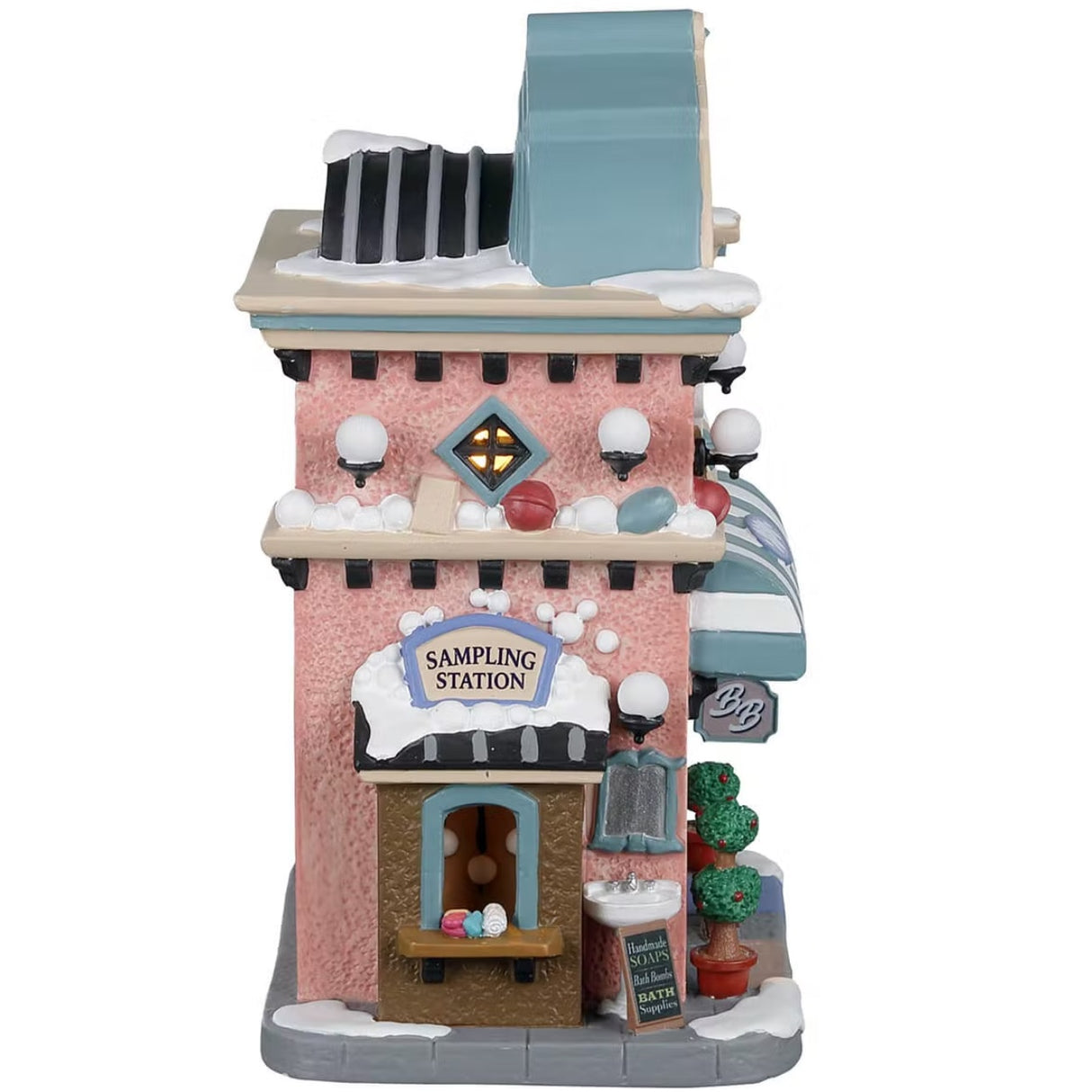 Lemax Caddington Village Lighted Building: Bubble Boutique #25881