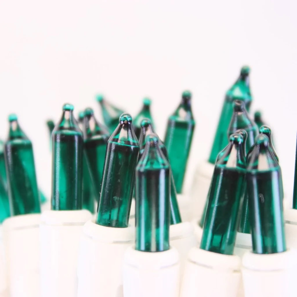 Set of 100 Mini Lights on White Wire