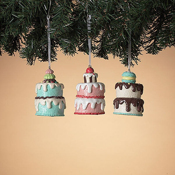 3.5" Holiday Cake Ornament