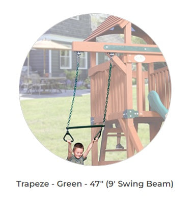 Olympian Outlook XL 2B Wooden Swing Set by Backyard Adventures
