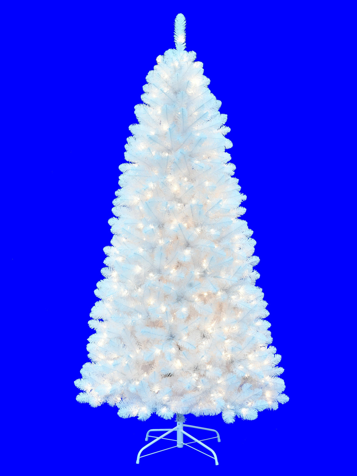 White artificial tree.