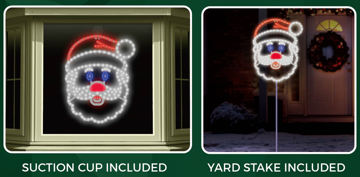 LED singing Santa decoration.