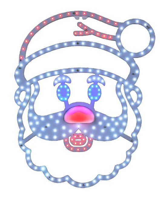 LED singing Santa decoration.
