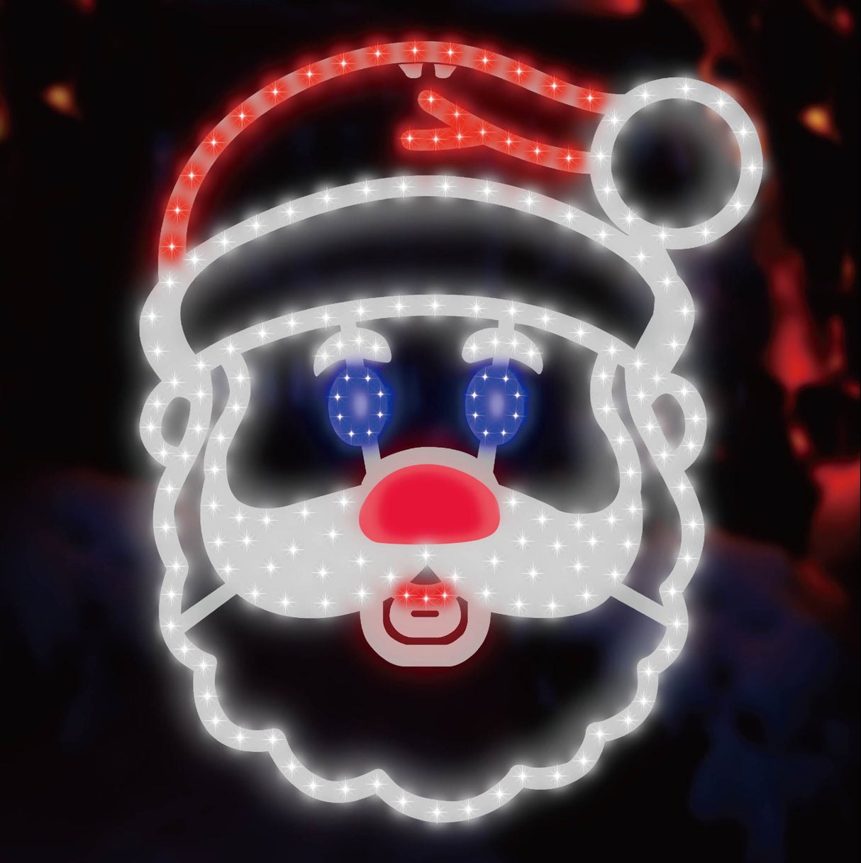 LED singing Santa decoration.