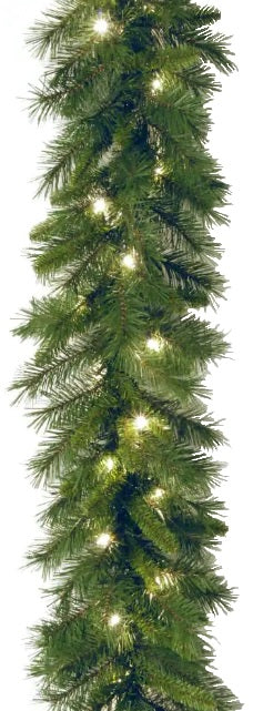 9' Canadian Pine Pre-Lit Artificial Garland