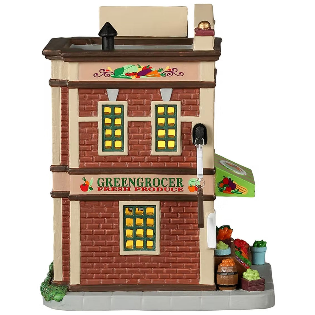 Lemax Caddington Village Lighted Building: Gary's Greengrocer #25886