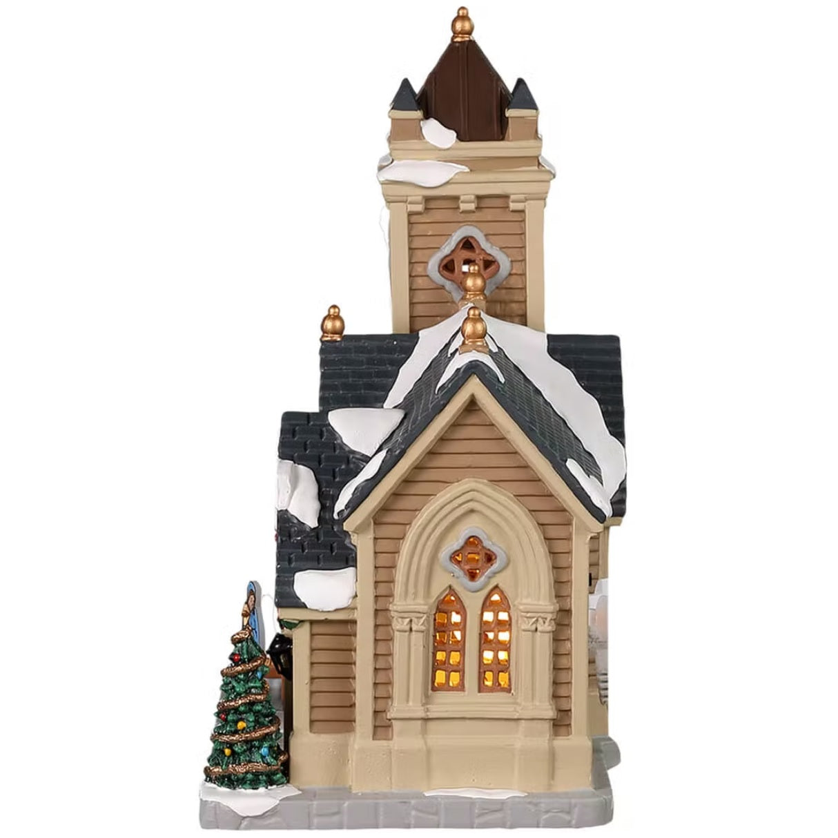 Lemax Caddington Village Lighted Building: Mistletoe Chapel #25917