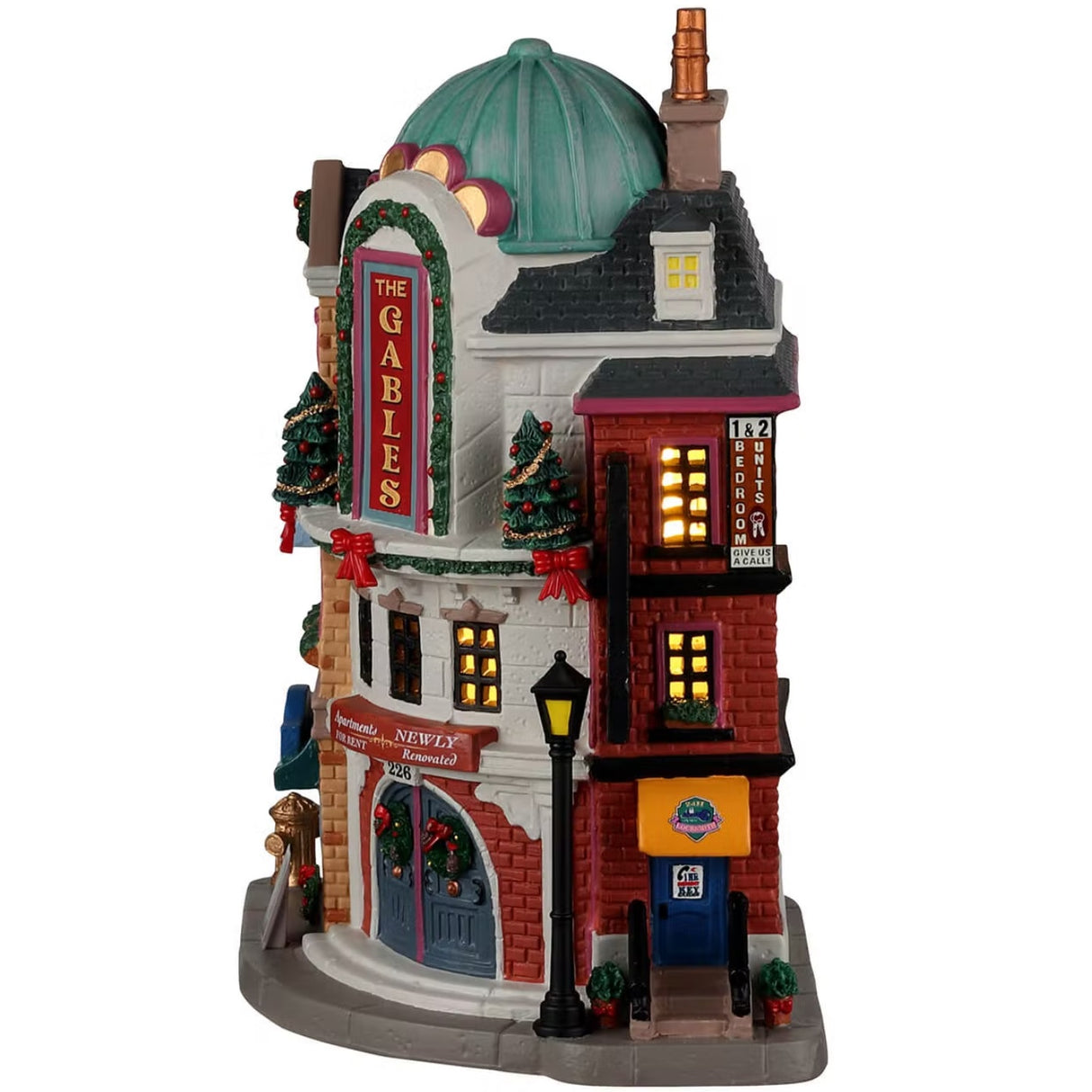 Lemax Caddington Village Lighted Building: The Gables Apartments #25879