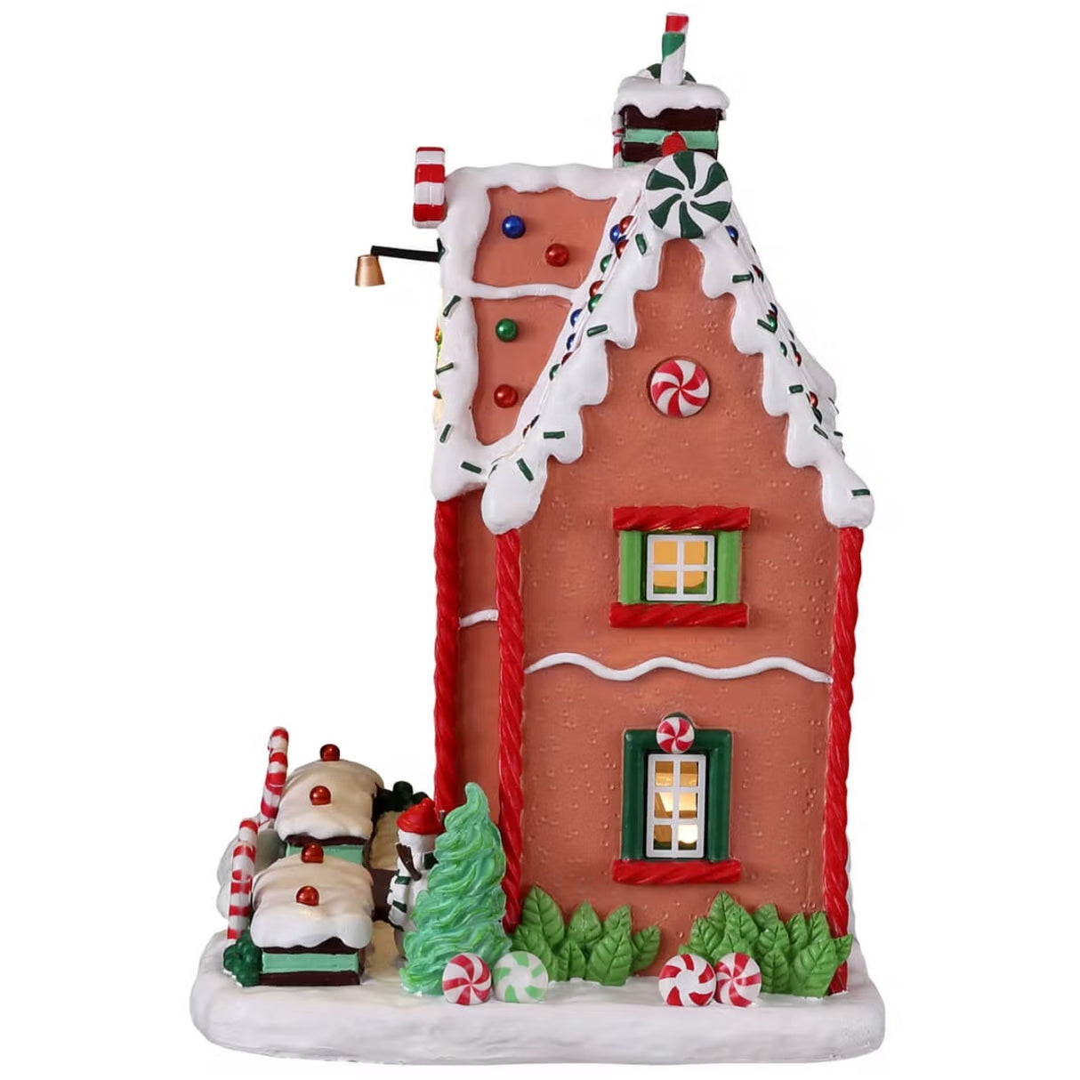 Lemax Sugar N Spice Lighted Building: Peppermint House #15826