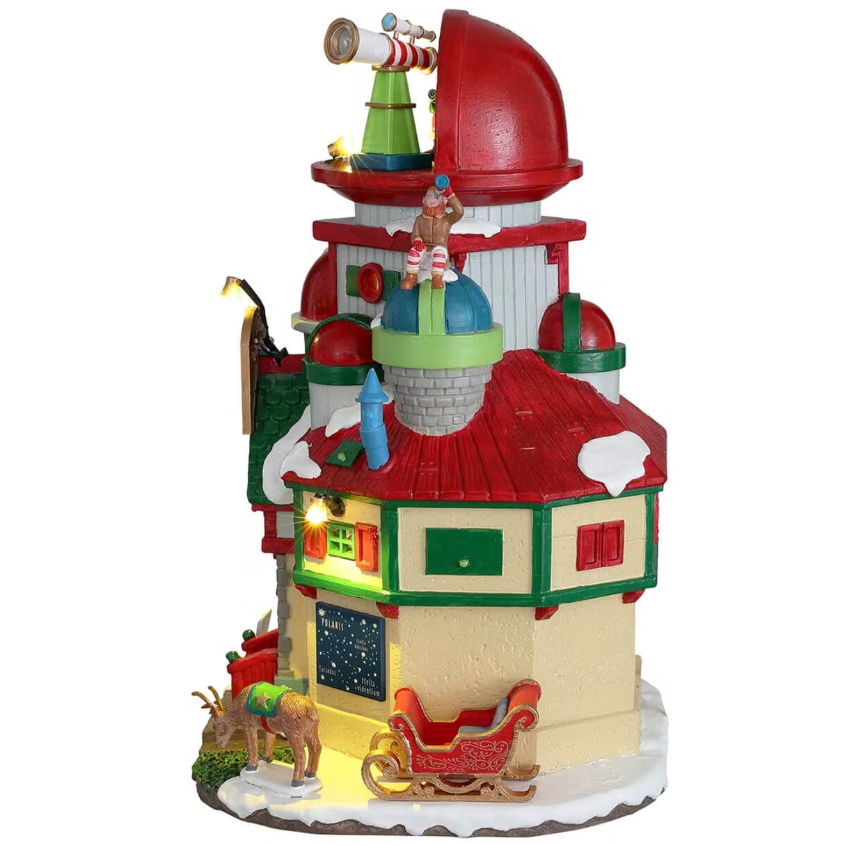 Lemax Santa's Wonderland Lighted Building: Santa's Stratospheric Observatory #15801