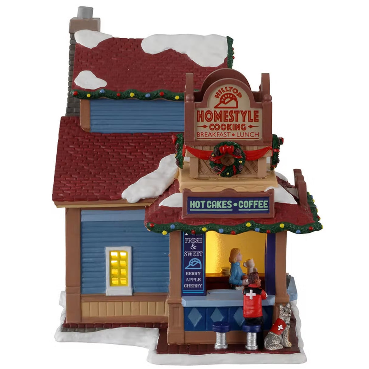 Lemax Caddington Village Lighted Building: Hilltop Cafe #15799