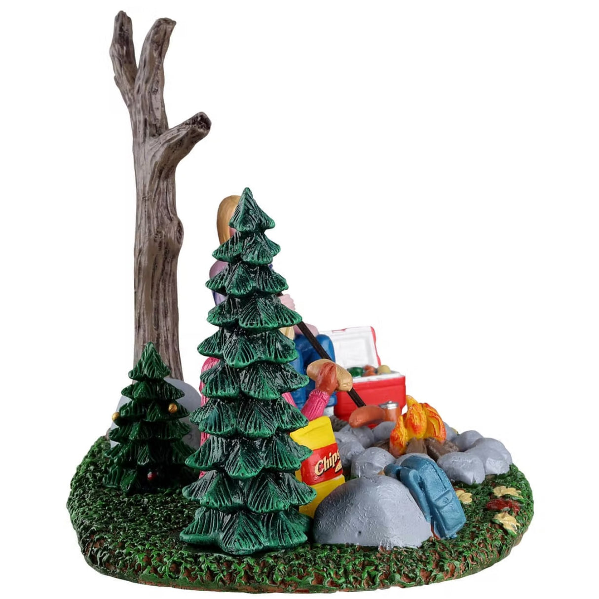 Lemax Harvest Crossing Table Piece: Fall Camping Trip #23597