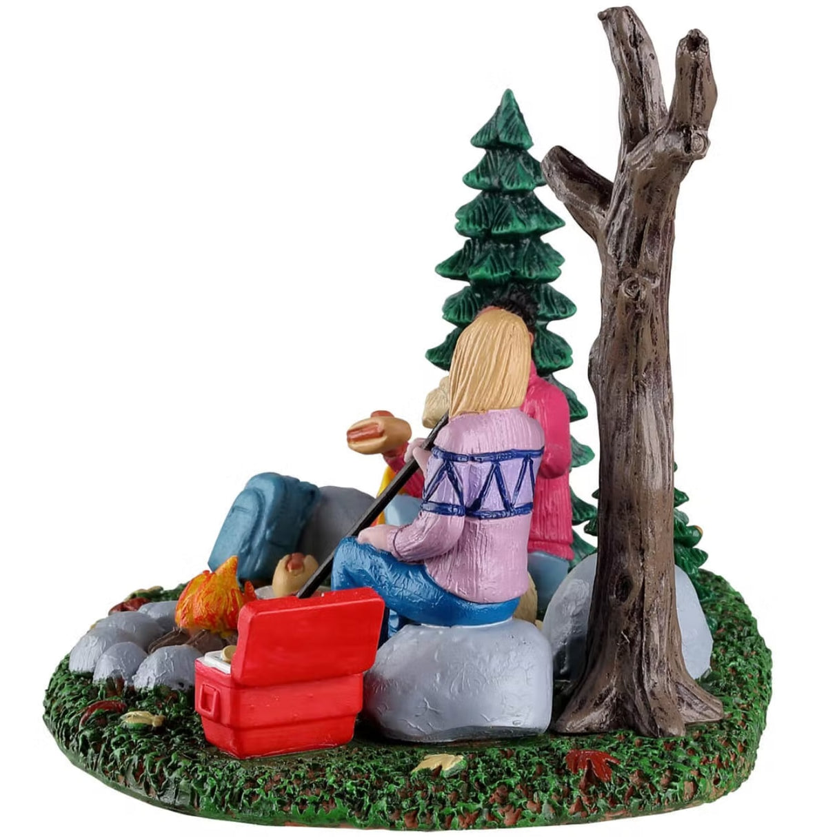 Lemax Harvest Crossing Table Piece: Fall Camping Trip #23597