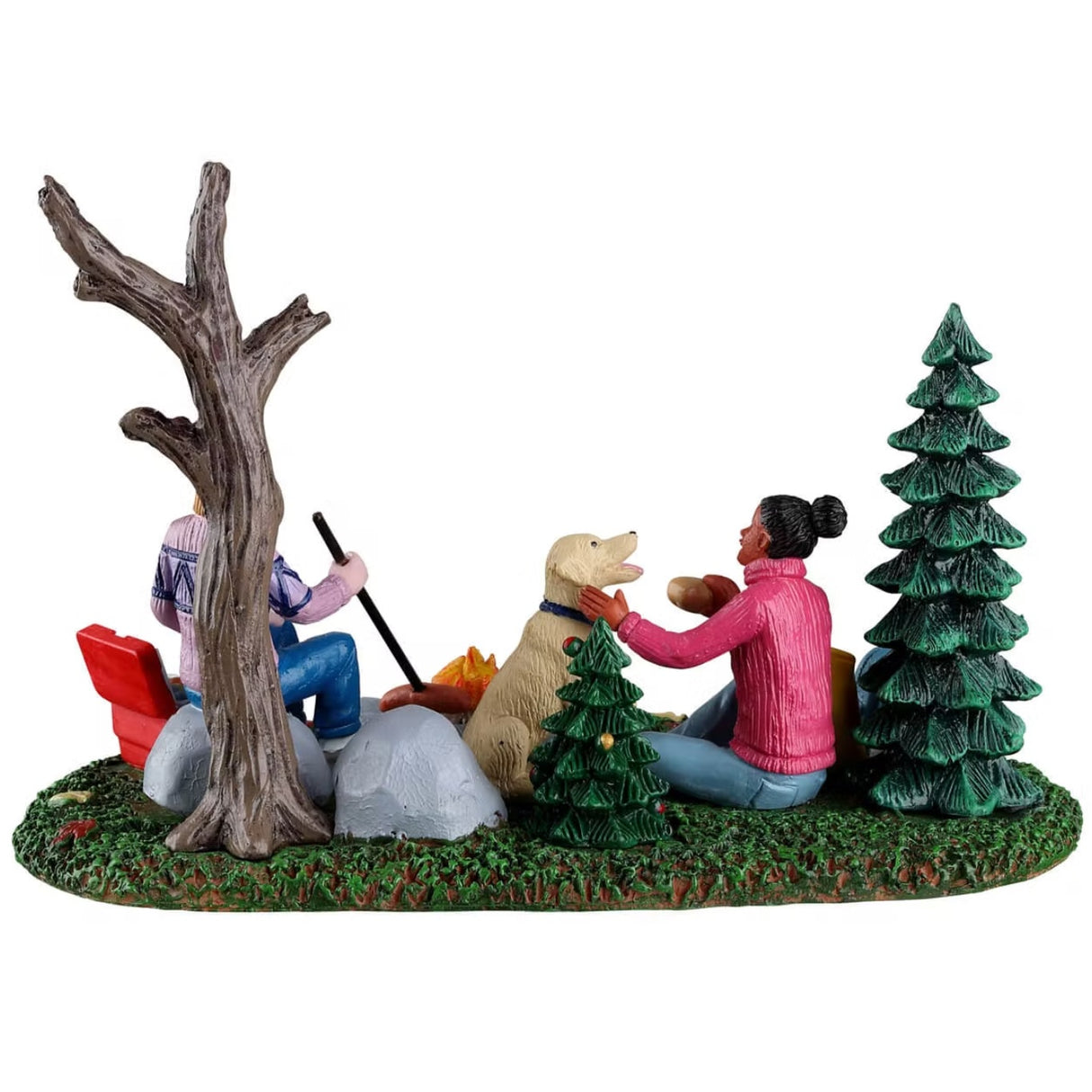 Lemax Harvest Crossing Table Piece: Fall Camping Trip #23597
