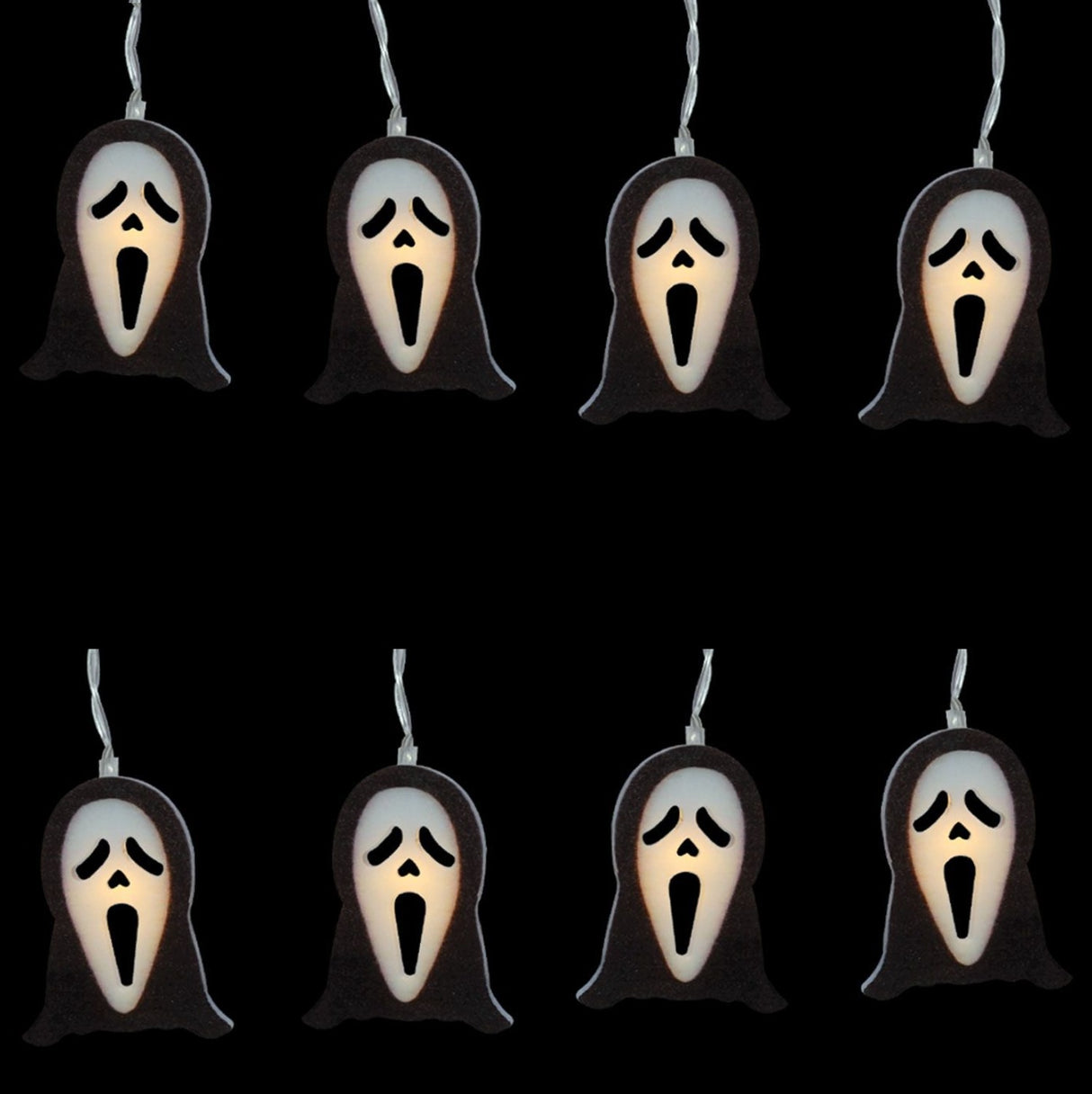 Set of 10 Ghost Face® String Lights