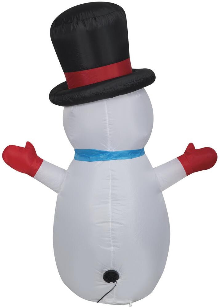 4' Airblown® Smiling Snowman Inflatable