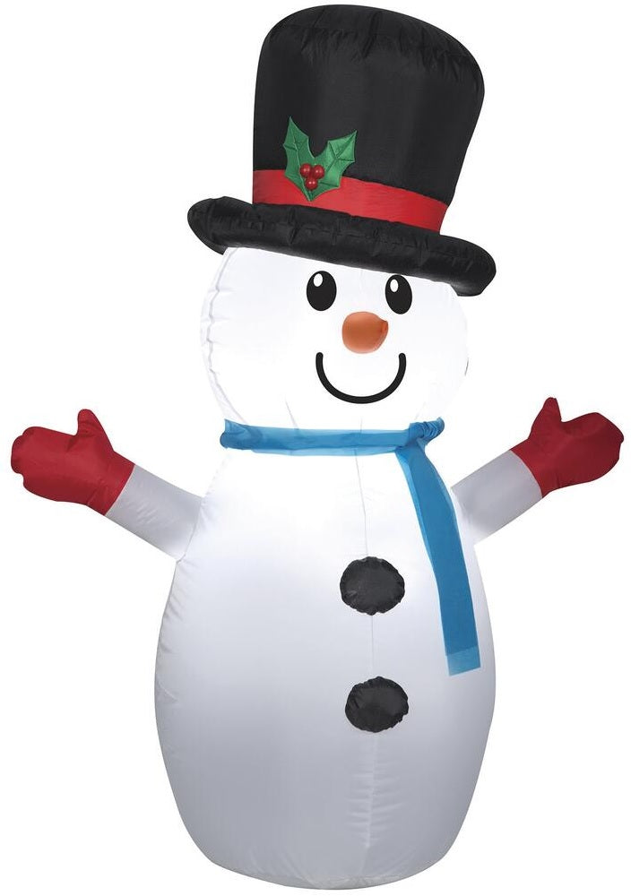 4' Airblown® Smiling Snowman Inflatable