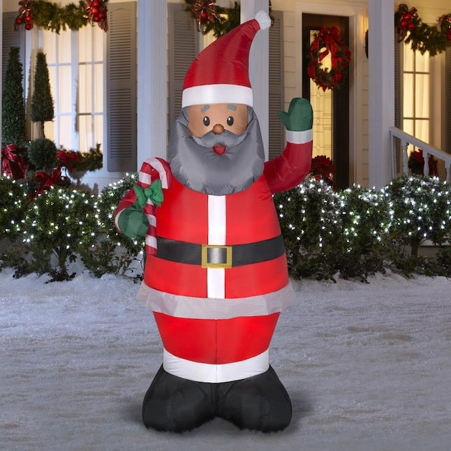 7.5' Gemmy Airblown® Inflatable African American Santa