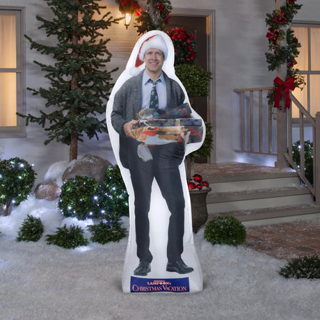 6' Airblown® Photorealistic Clark Griswold with Presents Outdoor Inflatable
