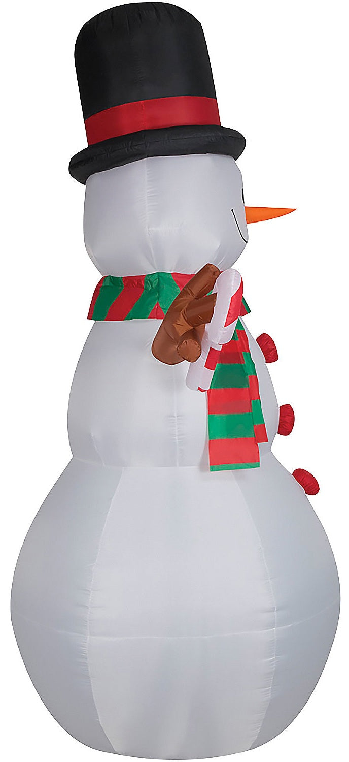 10' Inflatable Swiveling Snowman Outdoor Yard Decoration