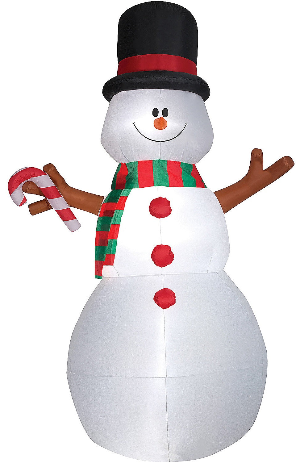 10' Inflatable Swiveling Snowman Outdoor Yard Decoration