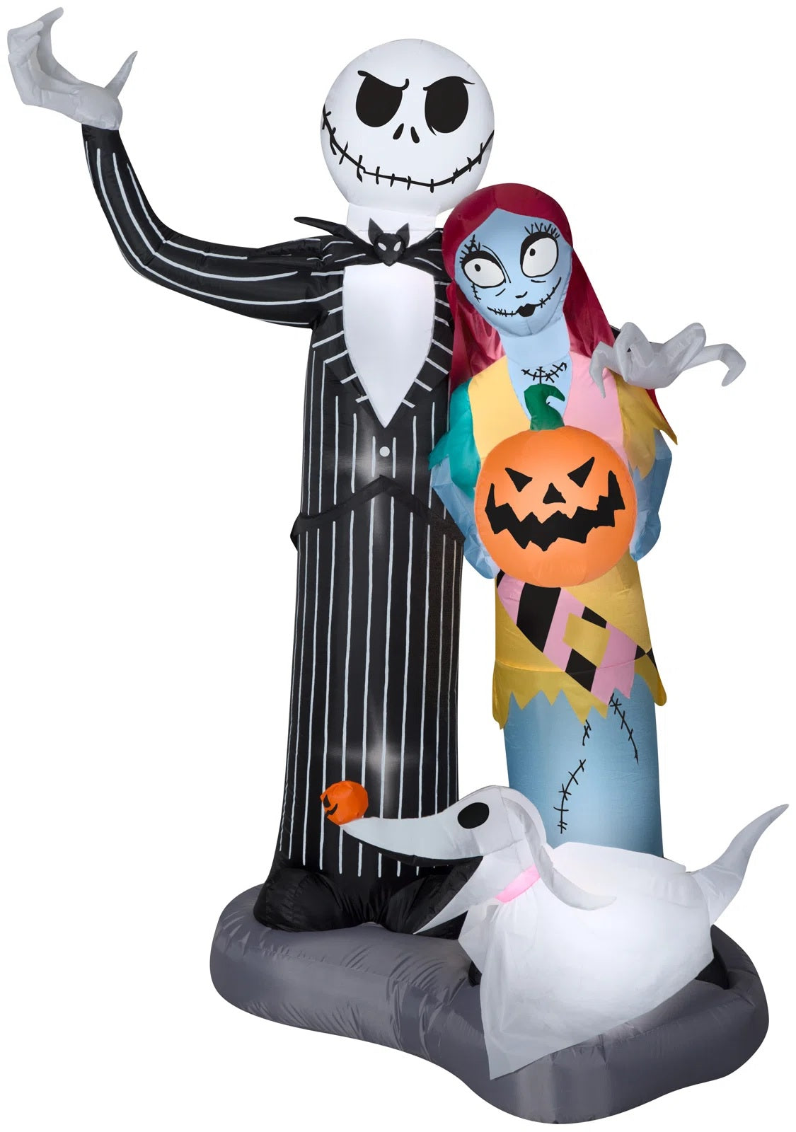 6' Airblown® Jack Skellington, Sally and Zero Nightmare Before Christmas Halloween Inflatable Decoration