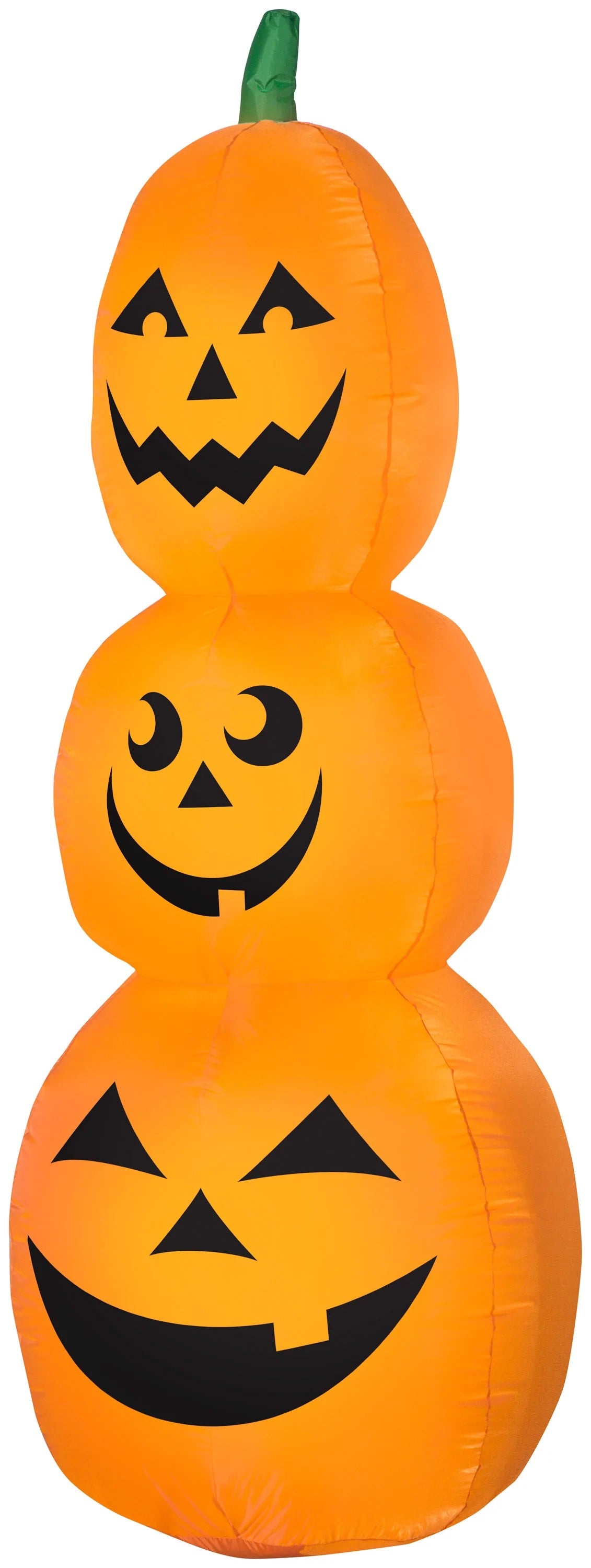 7' Airblown® LED Pumpkin Stack Halloween Inflatable