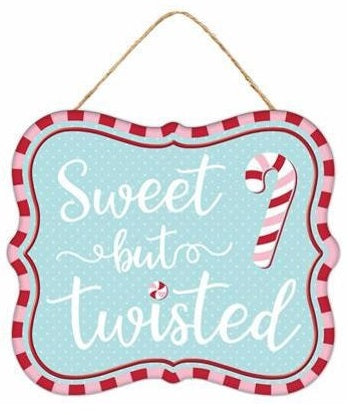 6" Embossed Christmas Sign Ornament