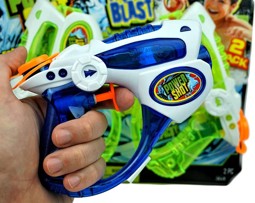 JA-RU Aqua Blast Power Shot Water Guns (2-Pack)