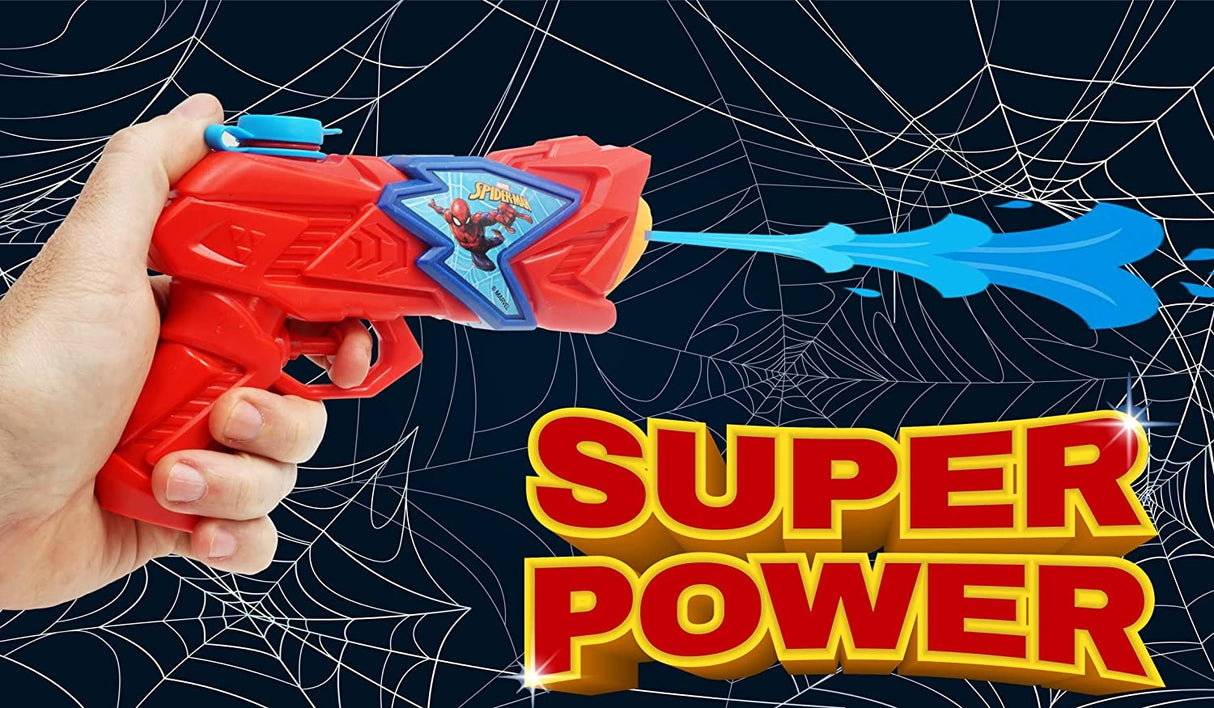 A Spiderman themed water gun.