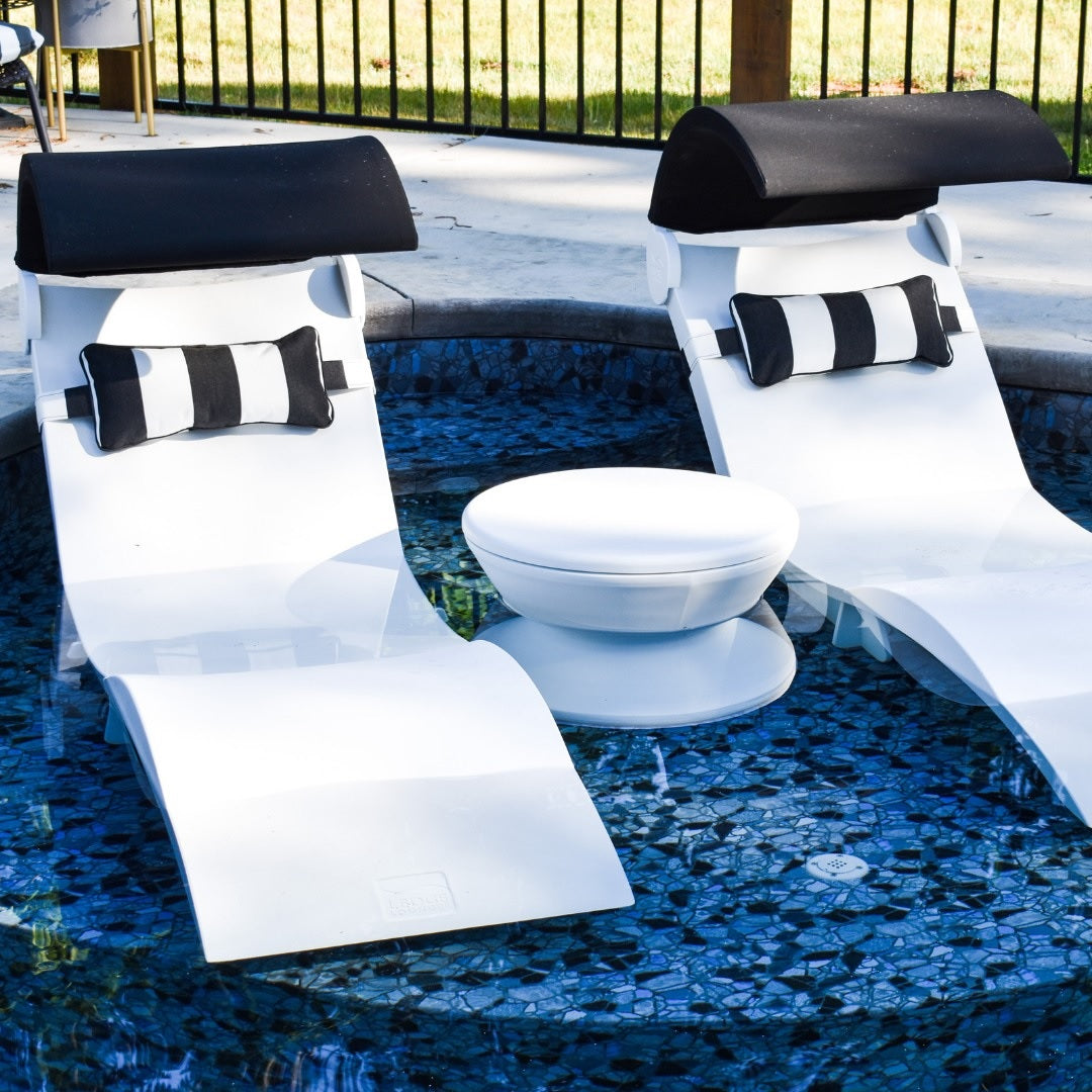 Signature in-Pool Chaise Lounge Chair Shade from Ledge Lounger