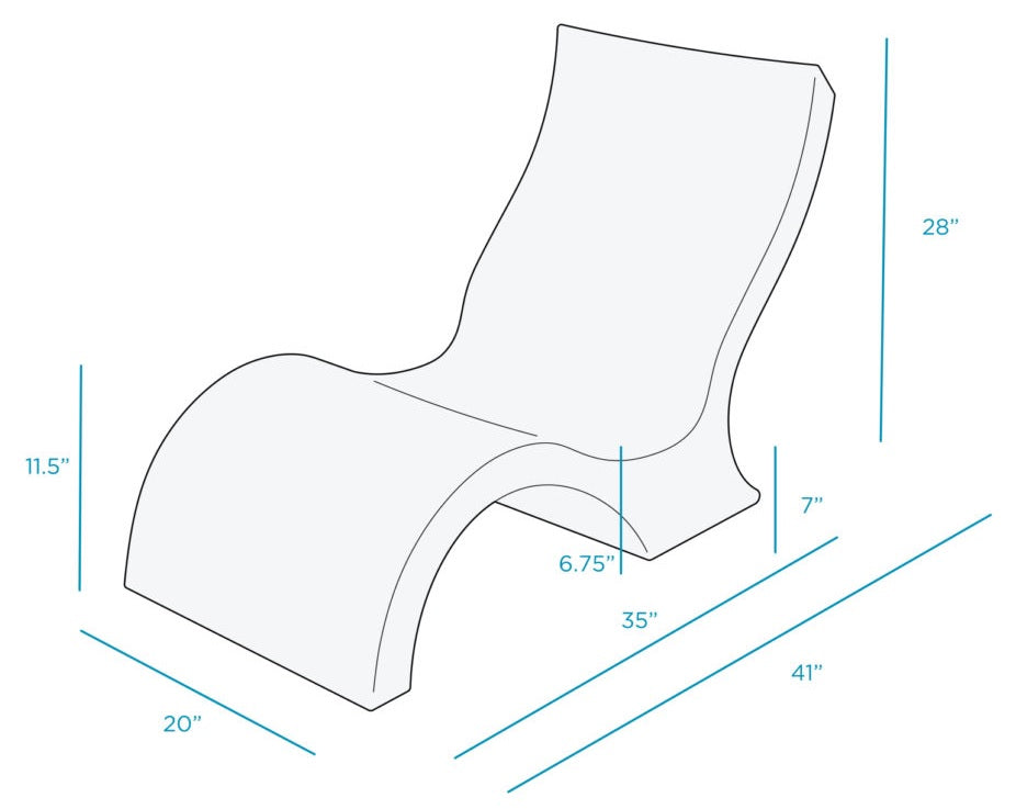 Signature in-Pool Lowback Chair from Ledge Lounger
