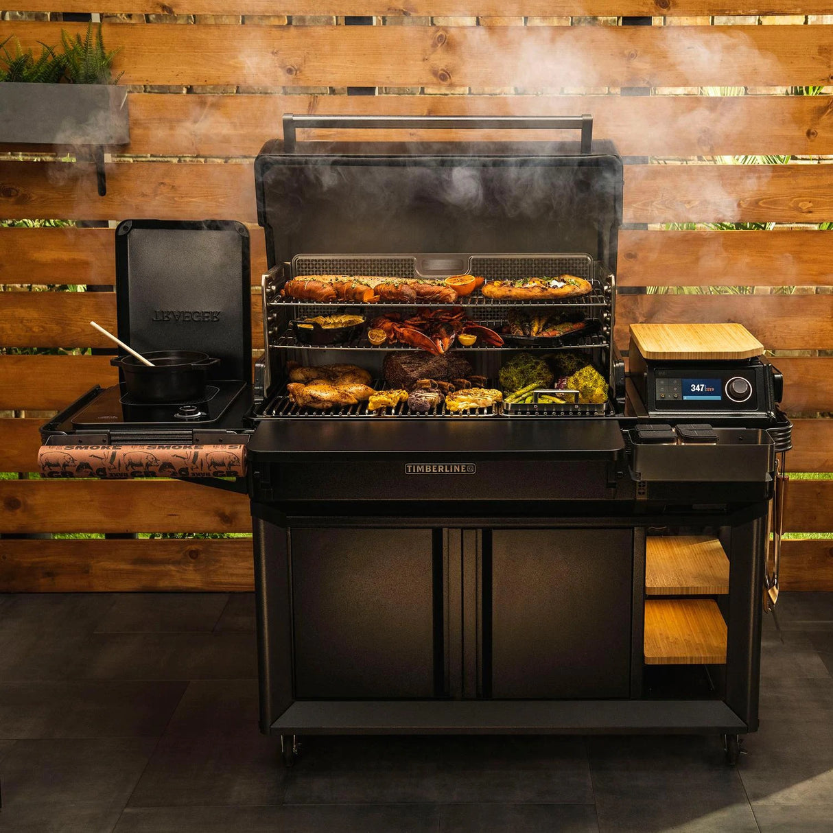 Traeger Timberline XL Wi-Fi Controlled Wood Pellet Grill with WiFire