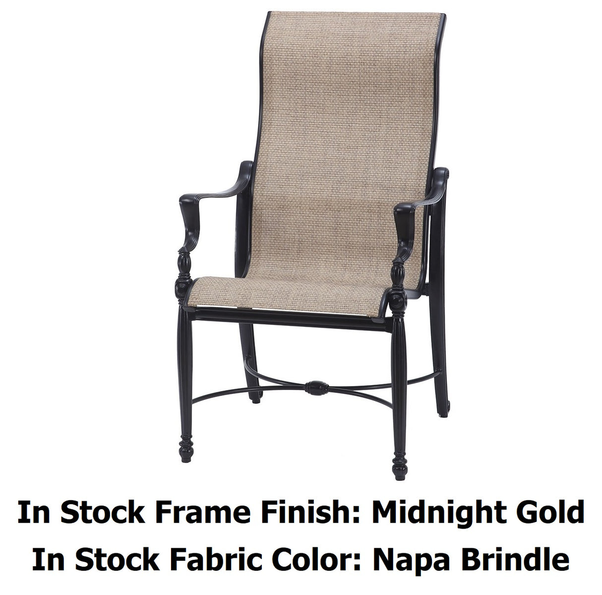 Bel Air Sling Cast Aluminum Patio Dining Sets