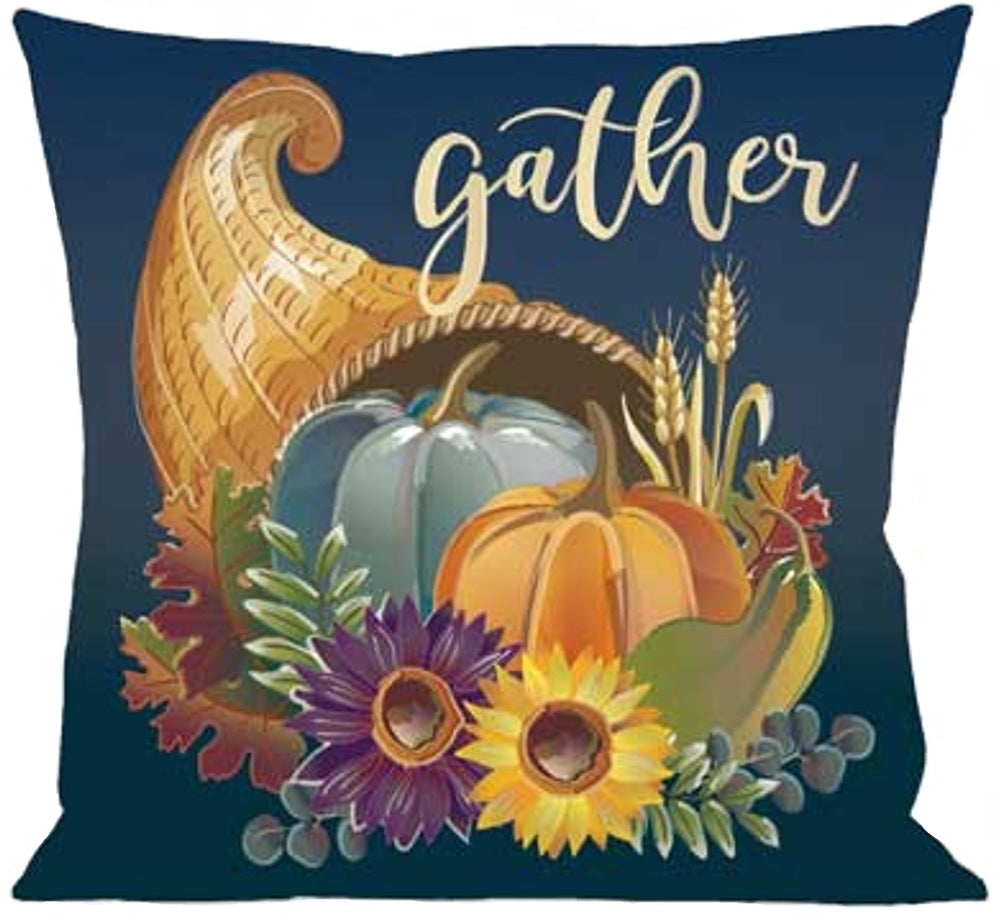 Cornucopia Gather Pillow Cover