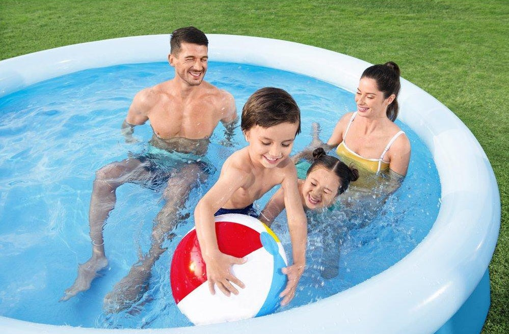 Bestway Fast Set 10’ x 26” Round Inflatable Pool Set