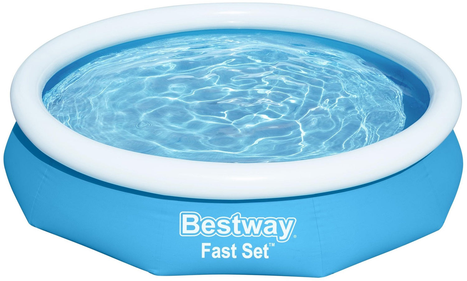 Bestway Fast Set 10’ x 26” Round Inflatable Pool Set