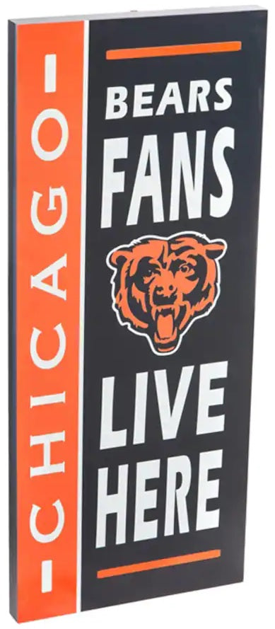 Chicago Bears Fan Sign