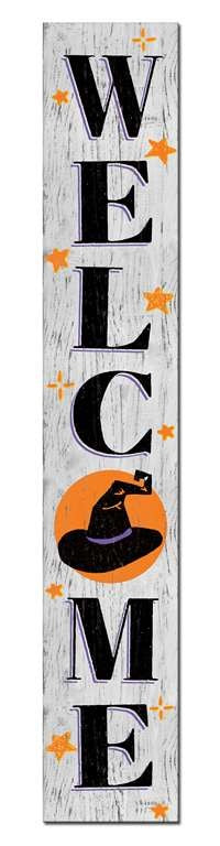 Halloween Welcome Porch Board