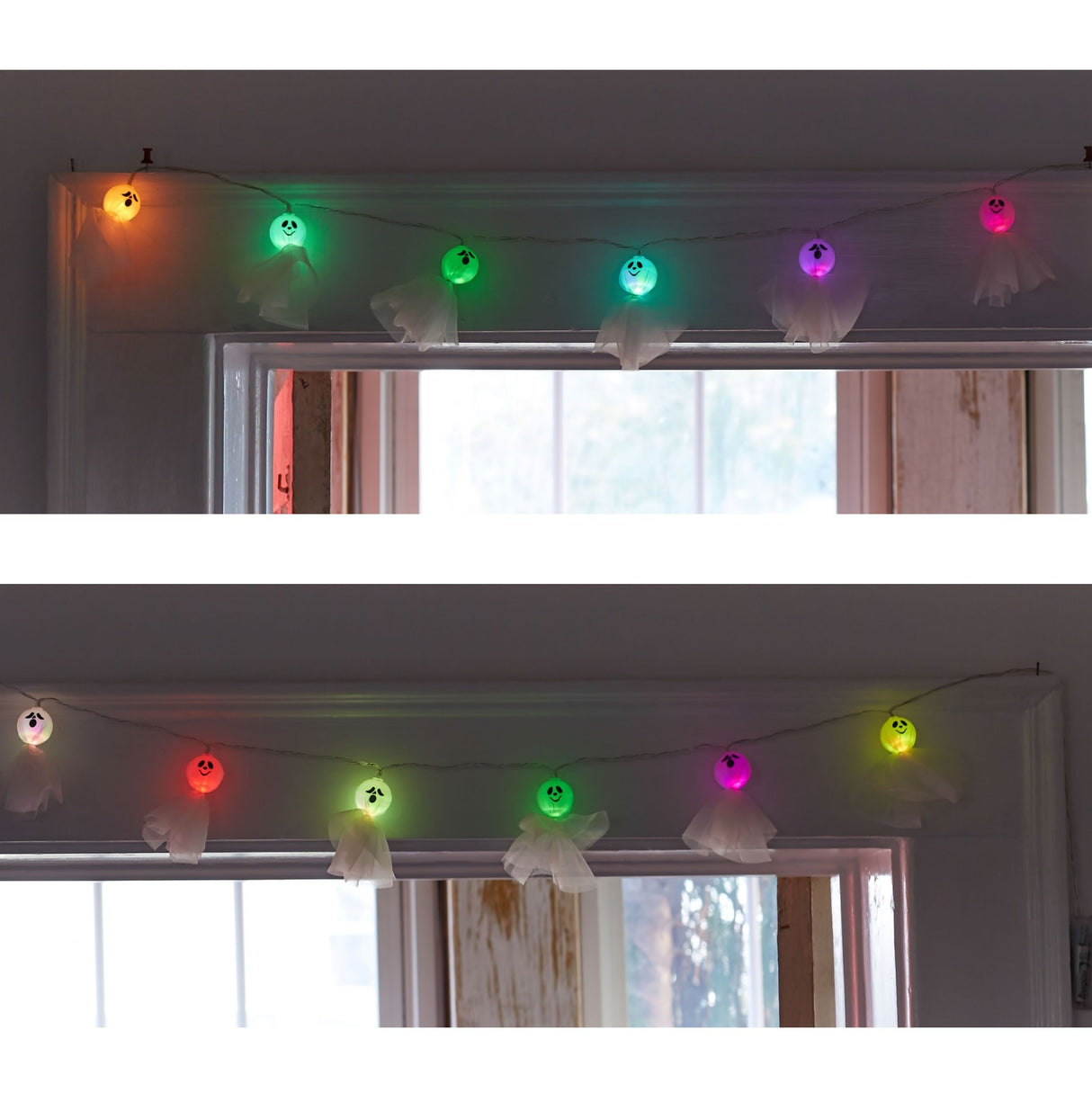 6' Color Changing Ghost Light Up Garland