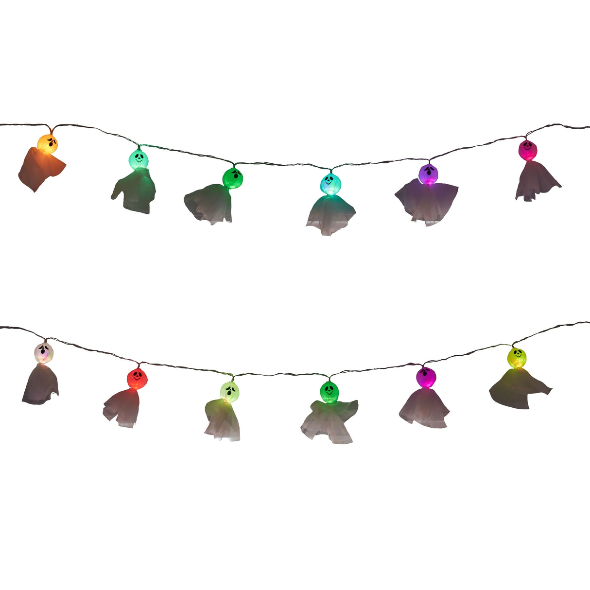 6' Color Changing Ghost Light Up Garland