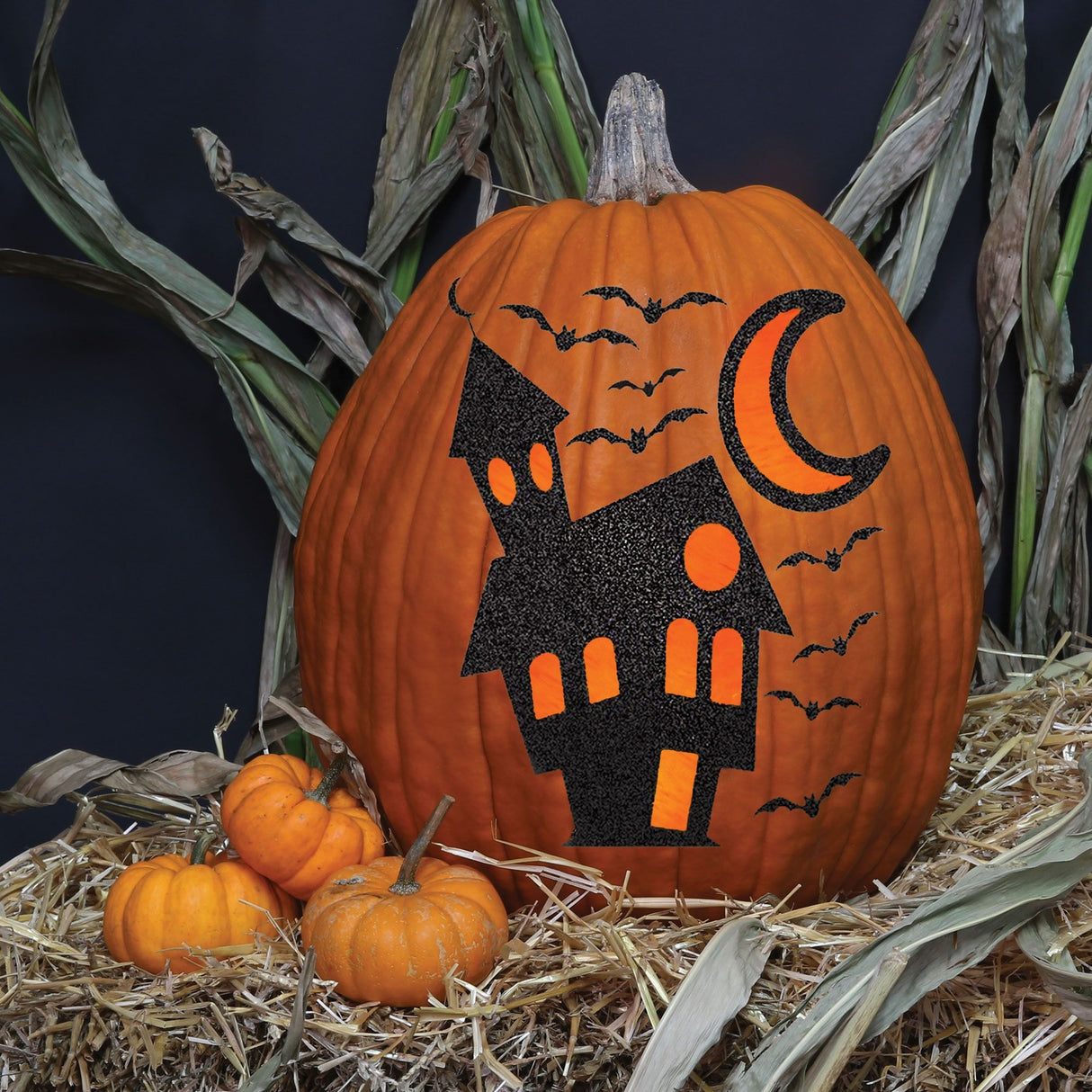 Glitter Stick ‘n’ Carve Pumpkin Kit