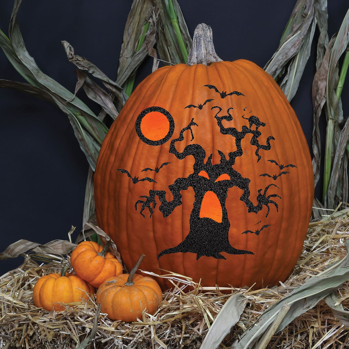 Glitter Stick ‘n’ Carve Pumpkin Kit