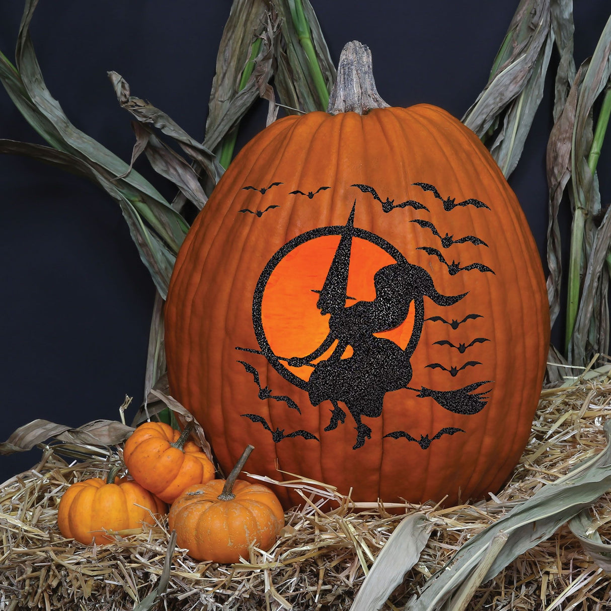 Glitter Stick ‘n’ Carve Pumpkin Kit