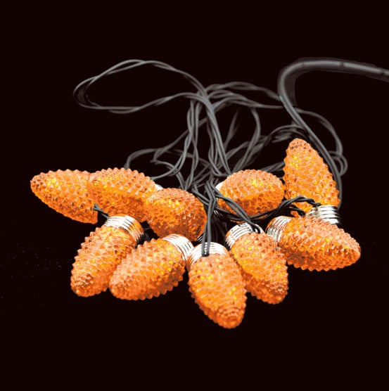 Halloween Classic Orange/Purple Bulb Light String