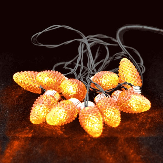 Halloween Classic Orange/Purple Bulb Light String