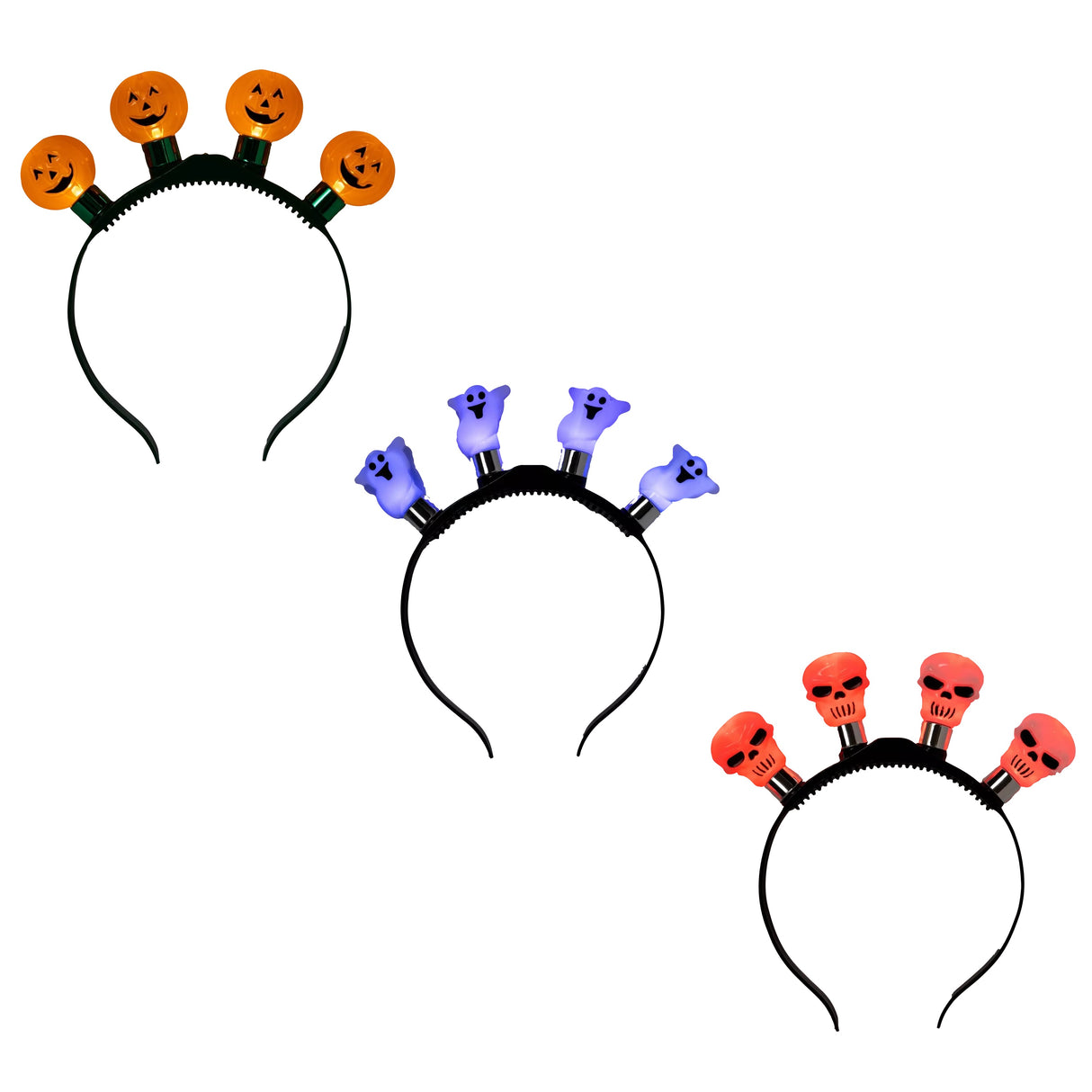 Flashing LED Halloween Headbands