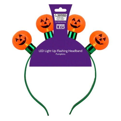 Flashing LED Halloween Headbands